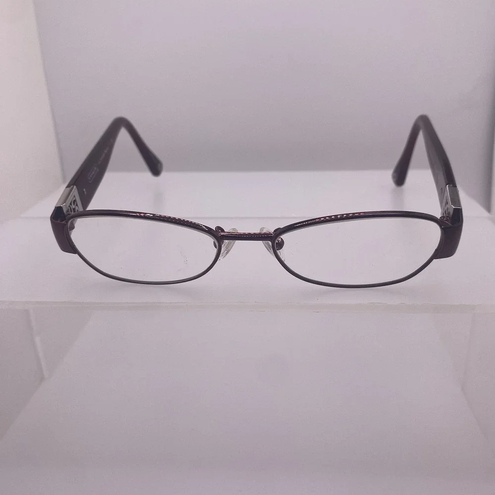 Coach Eyeglasses Women FRAME ONLY HC 5002B Reina 49-16-135 Berry Red 879